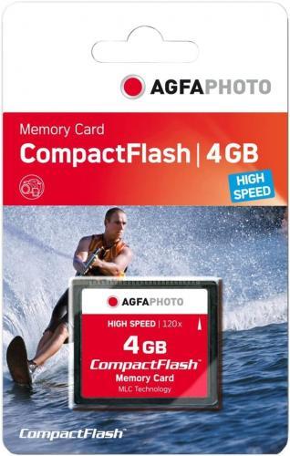 Compact Flash (CF) 4 GB Speicherkarte MLC 120x High Speed AgfaPhoto 