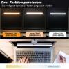 USB LED-Lichtleiste 26cm mit Klemme 