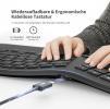 Ashu Ergonomische Kabellose Tastatur