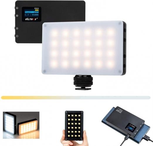 VILTROX Mini LED Videoleuchte mit eingebautem Akku